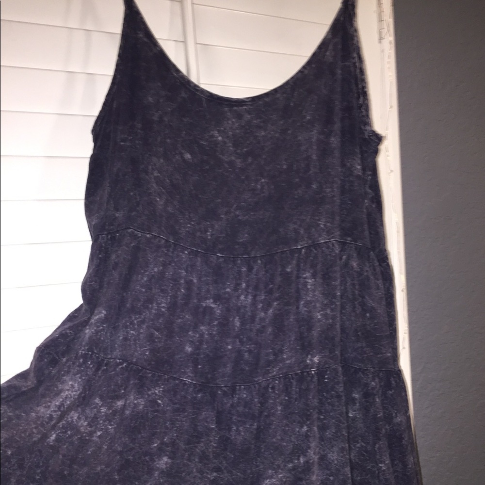 Tie dyed washed out dress